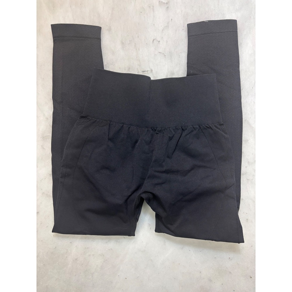 Halara Seamless High‎ Waisted Workout Leggings Black Squat Proof Athleisure - Picture 4 of 10